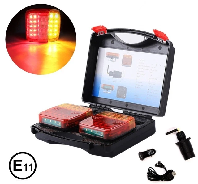 WIRELESS LED TRAILER LIGHTS agricultural tractor farm digger