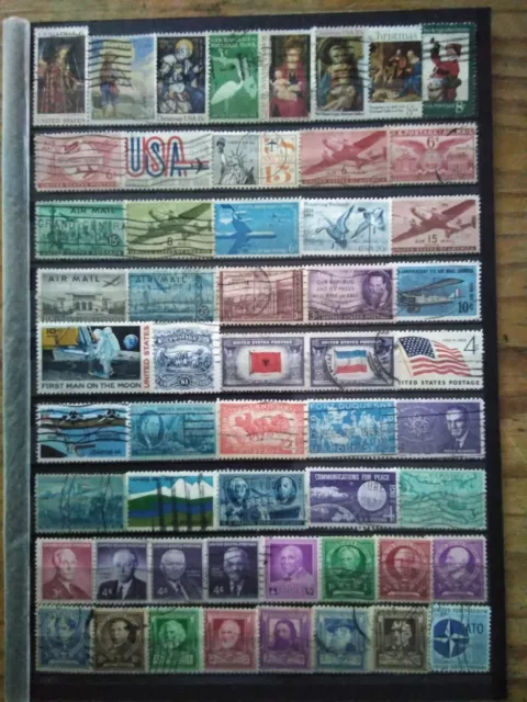 Lot De Timbres Etats Unis