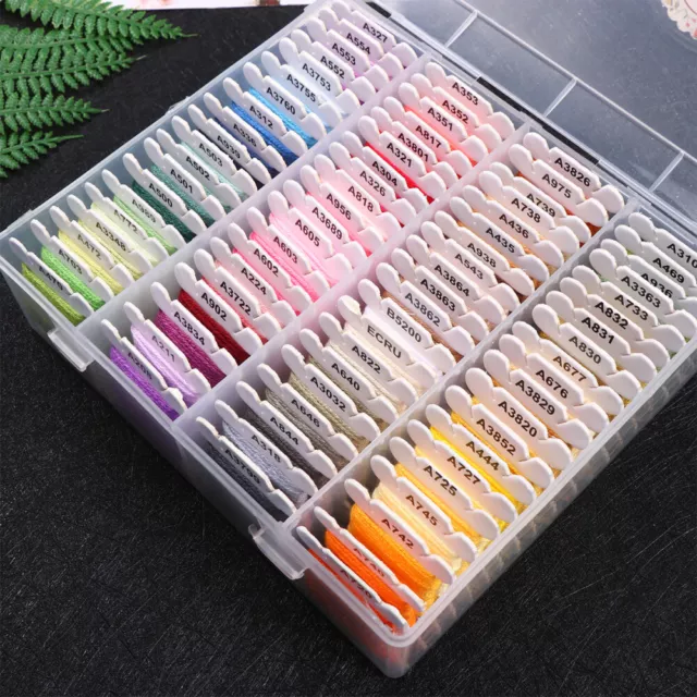 1 Box Rainbow Color Embroidery Floss Embroidery Thread