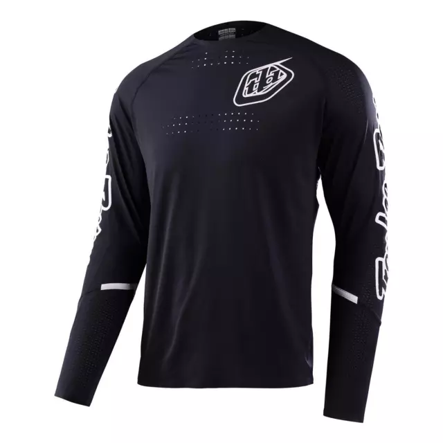 Troy Lee Designs MTB-Jersey Langarm Sprint Ultra Mono - Schwarz