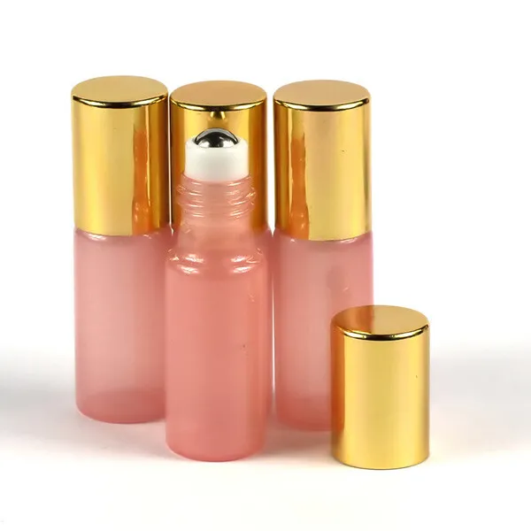 3ml - 10ml Pearized Mass Color Glass Essential Oil Perfume Roller Bottle w/ Ball