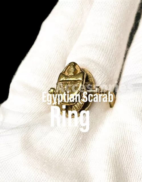 Unique Ancient Egyptian Ring of the Egyptian Scarab