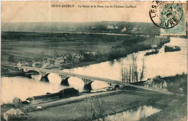 CPA AK Petit ANDÉLY - La Seine et le Pont vue de Chateau Gaillard (478320)