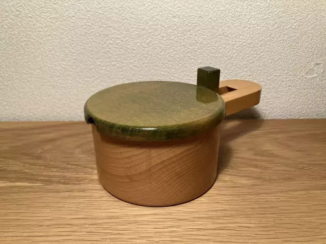 Wooden Cheese Bowl Ettore Sottsass Vintage 1989  ALESSI TWERGI 2