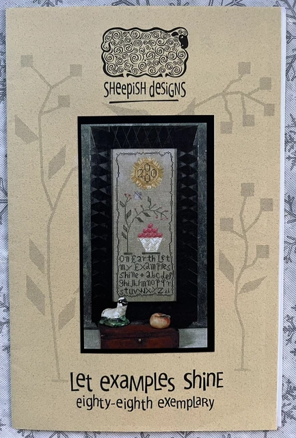 Sheepish Designs Let Examples Shine Eighty-Eighth Exemplary Cross Stitch Chart Sheepish Designs Let Examples Shine Eighty-Eighth Exemplary Cross Stitch Chart