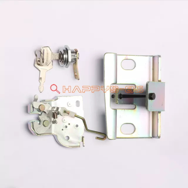 Cover Lock Set Hood Lock assembly Fit Kobelco SK65 SK75-8 Excavator Engine New