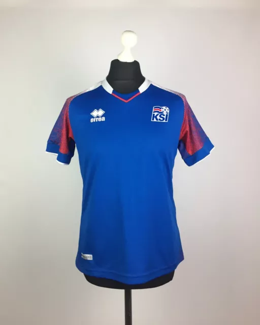 Iceland National Team Home Shirt 18/19 ERREA Size S