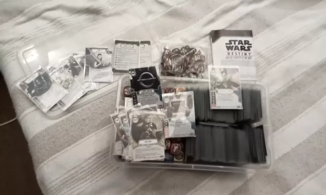 Lot de cartes Star wars Destiny jamais utilisées ( dont cartes collection) 3