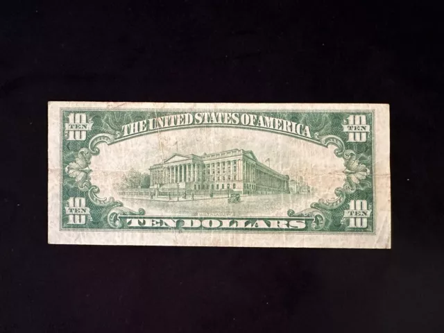 The First National Bank of St Paul MN $10 National Type 2 - Charter 203 2