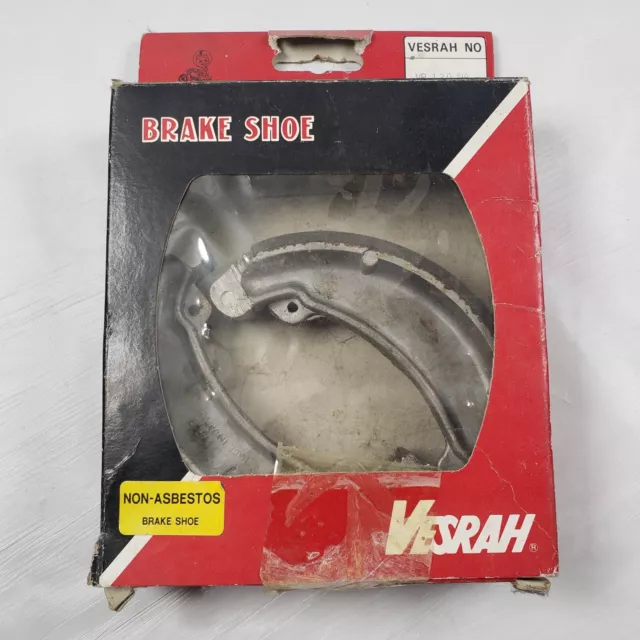 NOS NEW Vesrah Brake Shoes VB-130 A for Honda CB125 , CM200 , CD200 , MBX , CMX