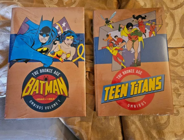 Batman The Brave and the Bold Bronze Age Omnibus Volume 1 And Teen Titans SEALED