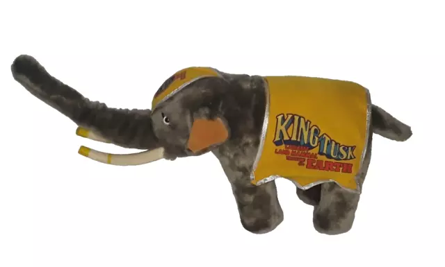 Vintage Barnum & Bailey Ringling Bros. 1987 King Tusk Circus Elephant 20" Plush