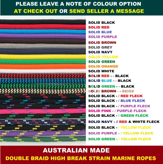 Split Horse Reins Riding Lead QUALITY Soft Solid Marine Rope AUSTRALIAN HANDMADE 2