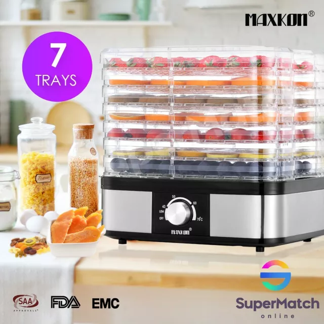 7 Tray Food Dehydrator Fruit Meat Dryer Beef Jerky Maker Household Home New