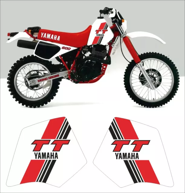 KIT adesivi Serbatoio Yamaha TT600 36a 59x tank stickers grafiche graphics