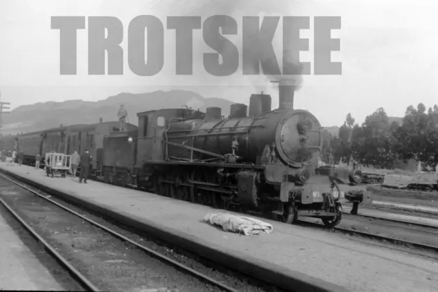 35mm Negative RENFE Spanish Railways Steam Loco 140 2X28 c1964