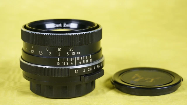 Carl Zeiss Planar 50mm F1.4 HFT Lens mit Rollei KB-Bajonett