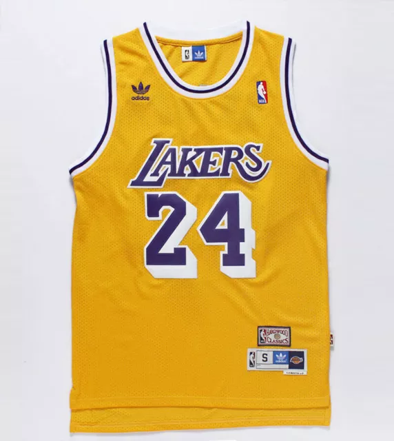 Retro Kobe Bryant #24 Los Angeles Lakers Basketball Trikot Genäht Stilllegung DE 3