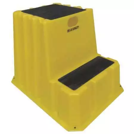 Dpi Ntxst-2-14 2 Steps, Polyethylene Step Stand, 500 Lb. Load Capacity, Yellow