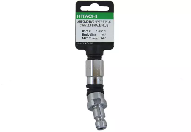 Hitachi Genuine OEM Pneumatic Swivel Plug, 190231