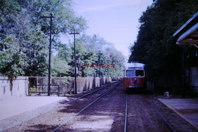 Original 1971 MTA PCC Trolley Car Ashmont Line Slide 6012
