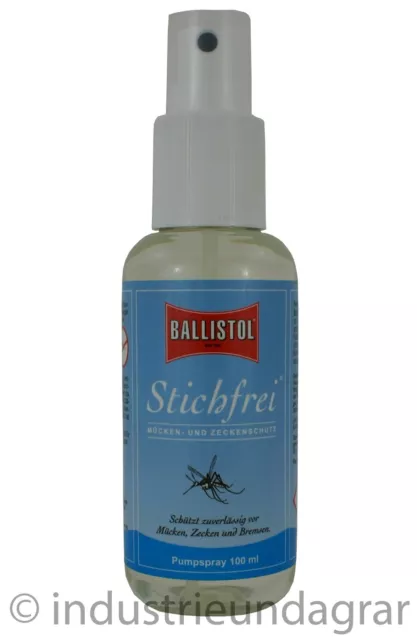 Ballistol Stichfrei Spray 100ml Mückenschutz Bremsen- & Zeckenschutz Mückenspray