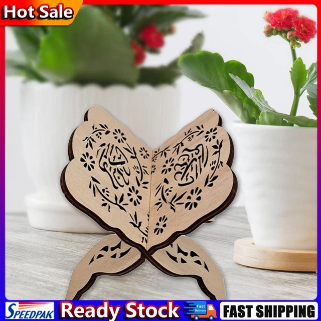 Porta Corano In Legno - Supporto Elegante Per Libri Sacri, 29,2 Cm, Perfetto Per Casa O Ufficio - Foto 8