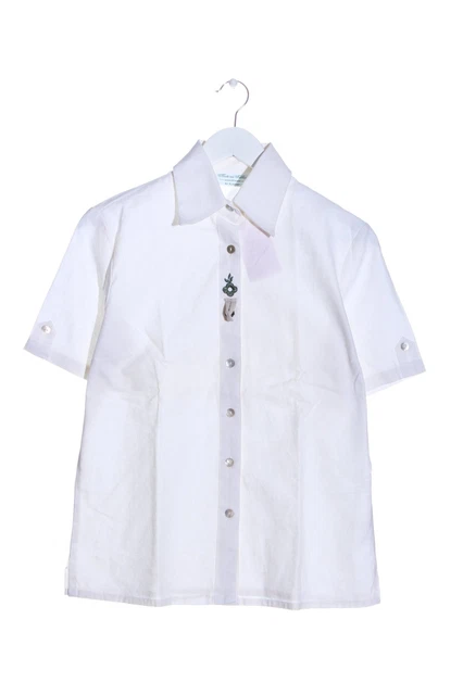 MODA DA SALZBURG BY H.MOSER camicia tradizionale donna taglia DE 36 bianco casual look