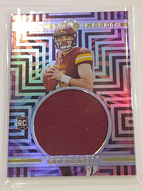 2022 Illusions Instant Impact Relic #II-SH Sam Howell - Commanders Jersey Patch