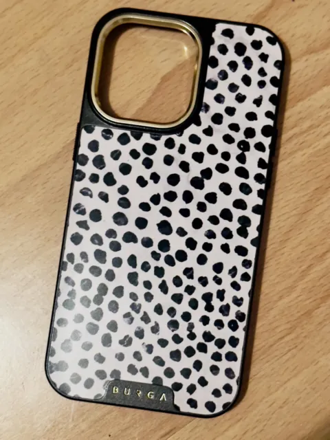 Burga iPhone 14 Pro Max Elite Case (with MagSafe), Spotty, Almond Latte RRP £63
