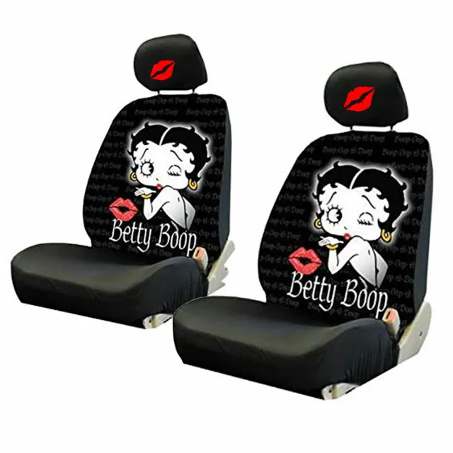 Car Truck SUV Seat Cover For Mazda New Betty Boop Timeless Front Low Back
