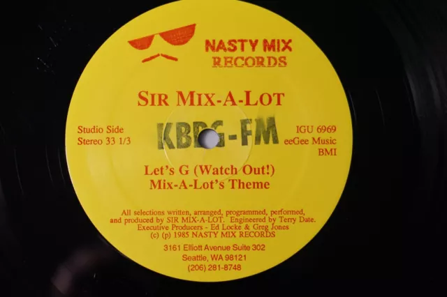 Sir Mix-A-Lot – I Just Love My Beat / Square Dance Rap, 1985 12" vinyl, IGU 6969