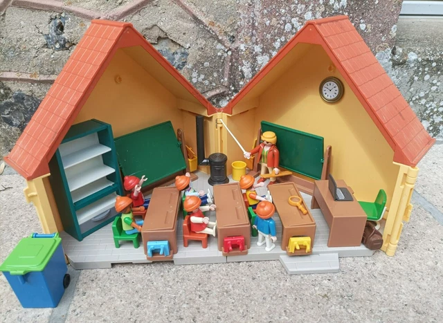 PLAYMOBIL (R619) Casa Moderna - 2 File Di Libri Gialli, Usato - Foto 2