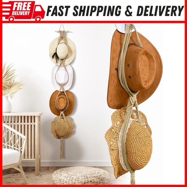 Cowboy Hat Rack Boho Hat Mount Cowboy Hat Hanger Back of Door Hat Organizer