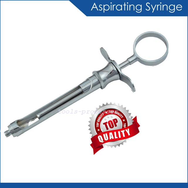 DENTAL ASPIRATING SYRINGE Anesthetic Anesthesia Injection Self