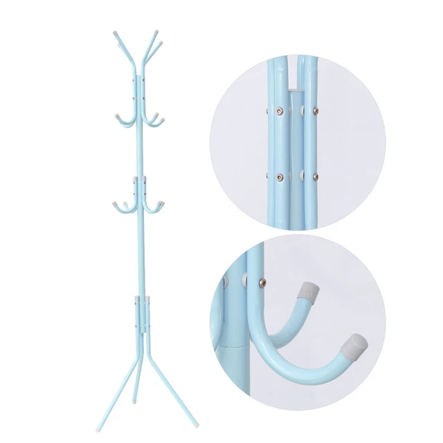 Cappotto di ferro supporto albero appendiabiti albero ramo portacappello 12 ganci vestiti