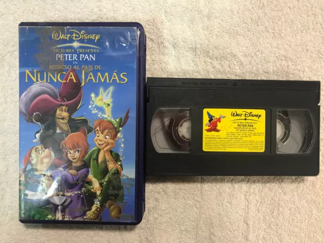 Peter Pan Regreso Al Pais De Nunca Jamas Walt Disney Pictures Vhs Clasico Colecc