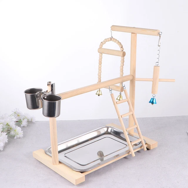 1 Pc Sittich Spielplatz Vogel Spielen Stand Vogel Gym Stehen Papagei Spielplatz