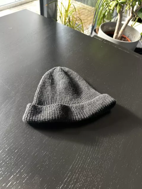 Junya Watanabe Comme des Garçons Black Wool Beanie Hat