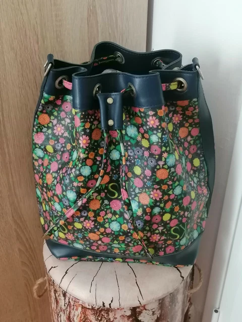 KEN SCOTT BORSA Zaino Donna Blu Fiori EUR 13,00 PicClick IT