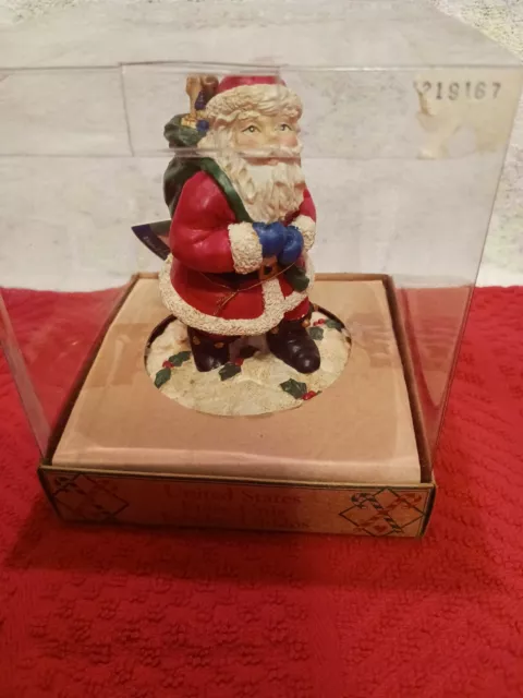 Vintage 1998 Shaker Hearth  Cookie Press Stamp Christmas Eve Santa BNIB