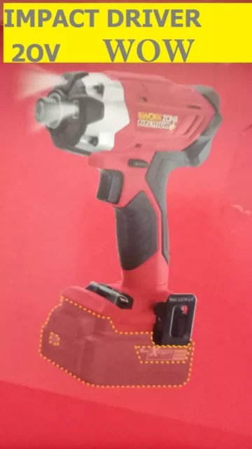 New Workzone Xfinity 20V Cordless Impact Driver Skin Only Power Tool Wrench  Diy