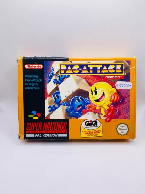 Pac-Attack ITA GIG Super Nintendo SNES Versione Italiana ORIGINALE Pacman