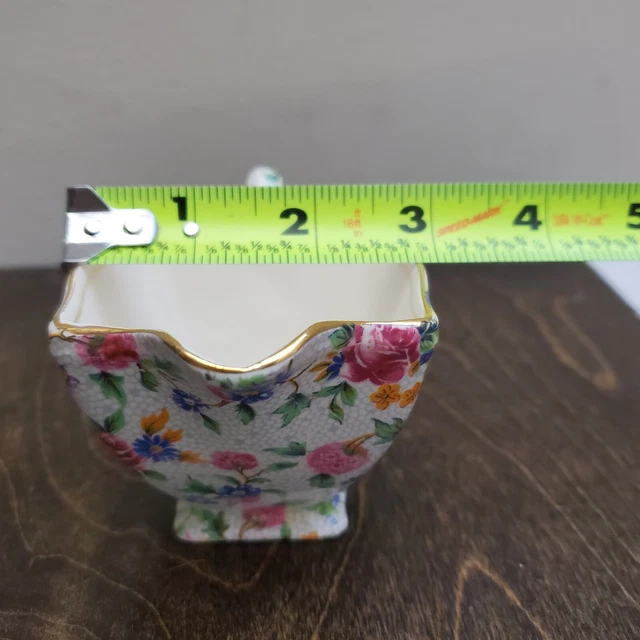 Royal Winton Grimwades Old Cottage Chintz Ascot Creamer Circa 1930s Pre 1960 Vtg 15