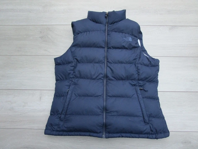 The North Face Donna Nuptse 2 gilet piumino d'oca 700 Fill XL Scaldacorpo Blu