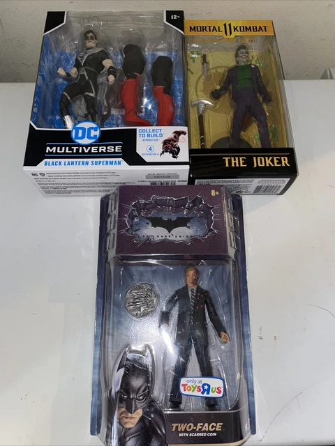 Mattel The Dark Knight Movie Masters TWO-FACE Joker Superman Action Figure Lot