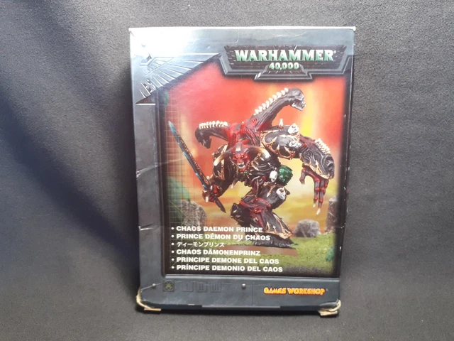 Warhammer Aos, chaos, oop, classic, metal, demon prince, lord, wing, pince, axe