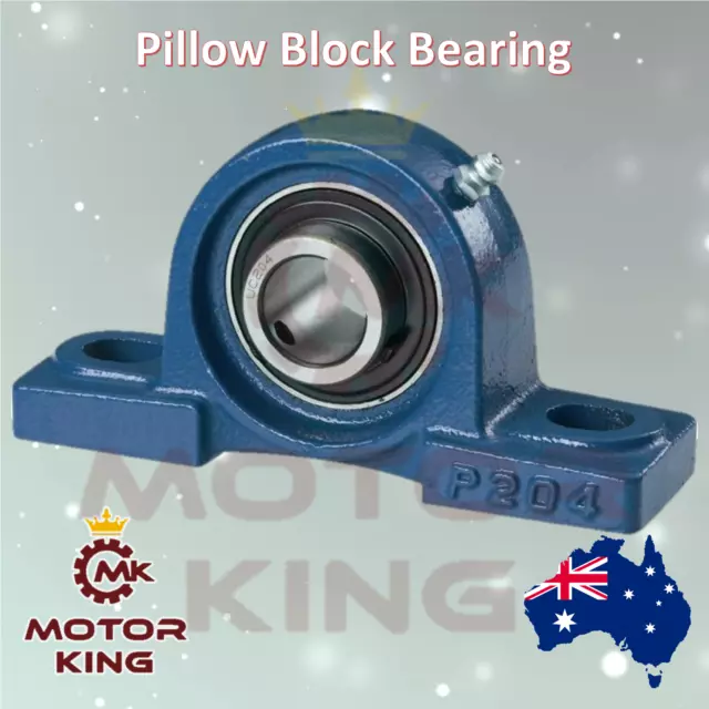 Pillow Block Bearing Self Aligning Bottom Foot Mount Housing 12mm-60mm Bore