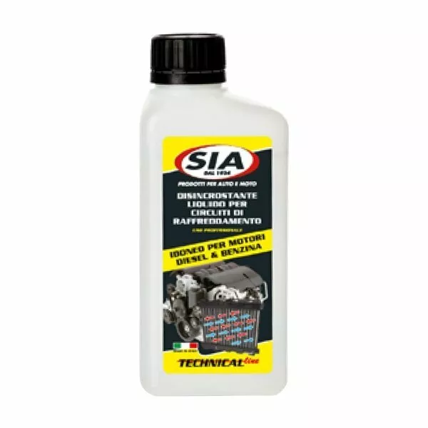 Disincrostante Liquido SIA 4050 per Radiatori idoneo per diesel, benzina 250 ml