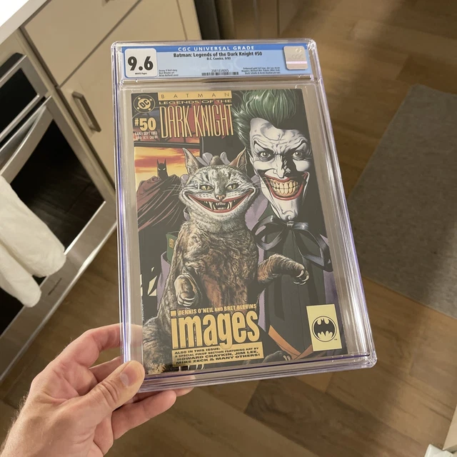 Batman Legends of the Dark Knight #50 CGC 9.6 1993 Joker Embossed